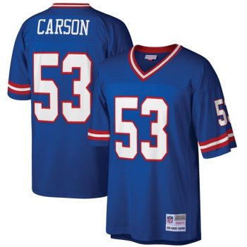 Harry Carson New York Giants Mitchell & Ness Replica Retired Player Jersey - Royal Blue