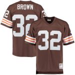 Jim Brown Cleveland Browns Mitchell & Ness Retired Player Replica Jersey - Brown