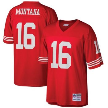 Joe Montana San Francisco 49ers Mitchell & Ness Retired Player Vintage Replica Jersey - Scarlet
