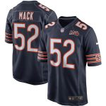 Khalil Mack Chicago Bears Nike 100th Season Game Jersey – Navy