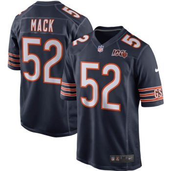 Khalil Mack Chicago Bears Nike 100th Season Game Jersey – Navy