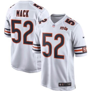 Khalil Mack Chicago Bears Nike 100th Season Game Jersey – White