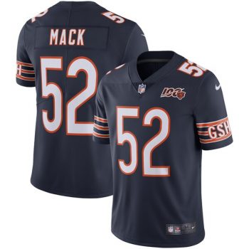 Khalil Mack Chicago Bears Nike NFL 100th Season Limited Jersey – Navy