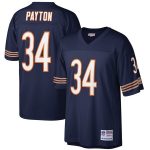 Mens Chicago Bears Walter Payton Mitchell & Ness Navy 1985 Retired Player Vintage Replica Jersey