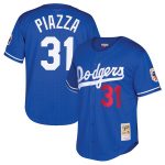 Mike Piazza Los Angeles Dodgers Mitchell & Ness Youth Cooperstown Collection Mesh Batting Practice Jersey – Royal