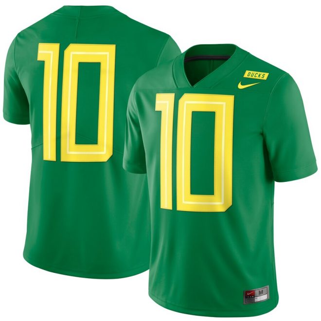 Oregon Ducks Nike 2018 Mighty Oregon Limited Football Jersey – Apple Green