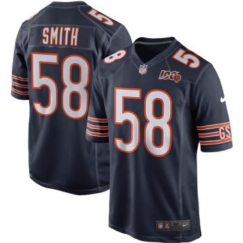 Roquan Smith Chicago Bears Nike 100th Season Game Jersey – Navy