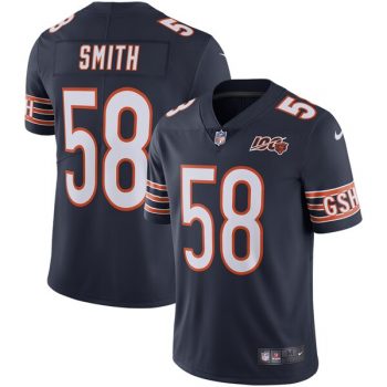 Roquan Smith Chicago Bears Nike NFL 100th Season Limited Jersey – Navy