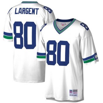 Steve Largent Seattle Seahawks Mitchell & Ness 1985 Retired Player Vintage Replica Jersey - White