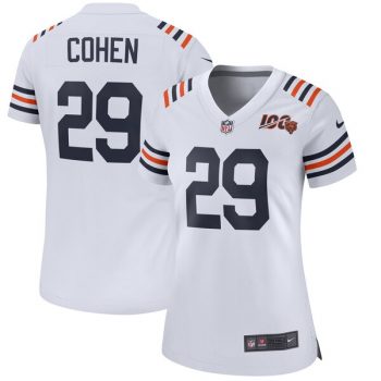 Tarik Cohen Chicago Bears Nike Women's 2019 100th Season Alternate Classic Game Jersey - White