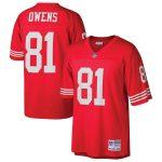 Terrell Owens San Francisco 49ers Mitchell & Ness Retired Player Replica Jersey - Scarlet