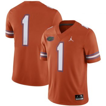 #1 Florida Gators Jordan Brand Alternate Game Jersey - Orange