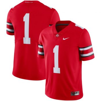 #1 Ohio State Buckeyes Nike Limited Jersey - Scarlet