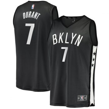 Kevin Durant Brooklyn Nets Fanatics Branded 2019/20 Fast Break Replica Player Jersey Charcoal - Statement Edition