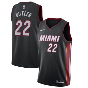 Jimmy Butler Miami Heat Nike 2019/20 Swingman Jersey Black – Icon Edition