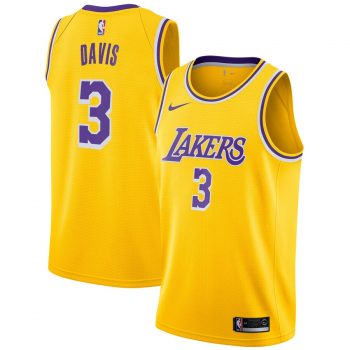 Anthony Davis Los Angeles Lakers Nike 2019/20 Swingman Jersey Gold – Icon Edition