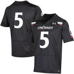 #5 Cincinnati Bearcats Under Armour Replica Football Jersey - Black