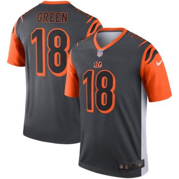 A.J. Green Cincinnati Bengals Nike Inverted Legend Jersey - Silver