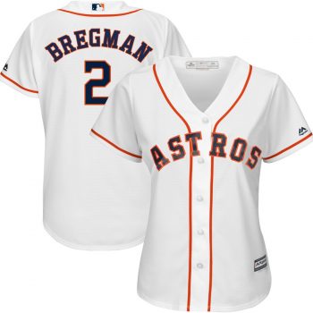 Alex Bregman Houston Astros Majestic Women's Home Cool Base Player Jersey – White