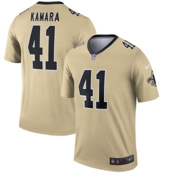 Alvin Kamara New Orleans Saints Nike Inverted Legend Jersey - Gold