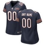 Chicago Bears Nike Women's 2019 100th Season Custom Game Jersey – Navy