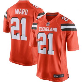 Denzel Ward Cleveland Browns Nike Game Player Jersey – Orange