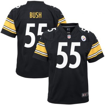 Devin Bush Pittsburgh Steelers Nike Youth Player Game Jersey – Black