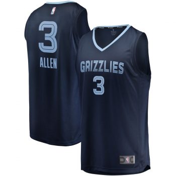 Grayson Allen Memphis Grizzlies Fanatics Branded Fast Break Replica Jersey Navy – Icon Edition