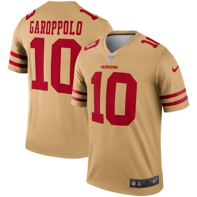 Jimmy Garoppolo San Francisco 49ers Nike Inverted Legend Jersey - Gold