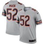 Khalil Mack Chicago Bears Nike Inverted Legend Jersey - Silver