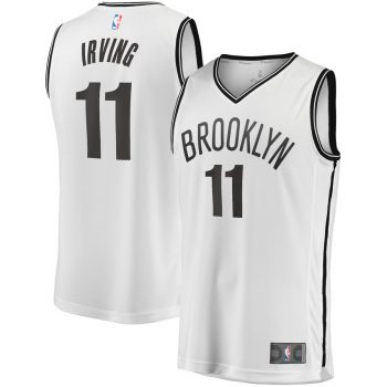 Kyrie Irving Brooklyn Nets Fanatics Branded Fast Break Replica Jersey White – Association Edition