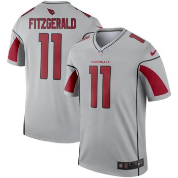 Larry Fitzgerald Arizona Cardinals Nike Inverted Legend Jersey - Silver