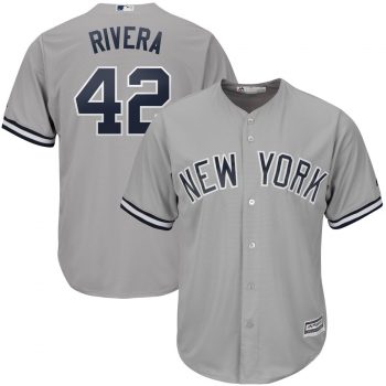 Mariano Rivera New York Yankees Majestic 2019 Hall of Fame Cool Base Player Jersey – Gray