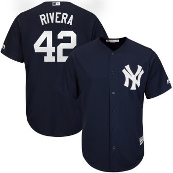 Mariano Rivera New York Yankees Majestic 2019 Hall of Fame Cool Base Player Jersey – Navy