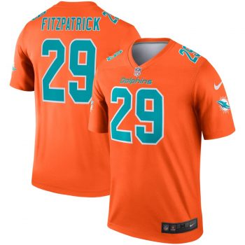 Minkah Fitzpatrick Miami Dolphins Nike Inverted Legend Jersey - Orange