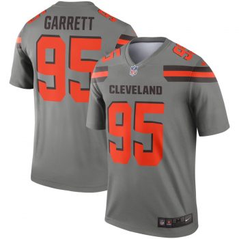 Myles Garrett Cleveland Browns Nike Inverted Legend Jersey - Gray