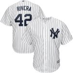 Mariano Rivera New York Yankees Majestic Home 2019 Hall of Fame Cool Base Player Jersey – White/Navy