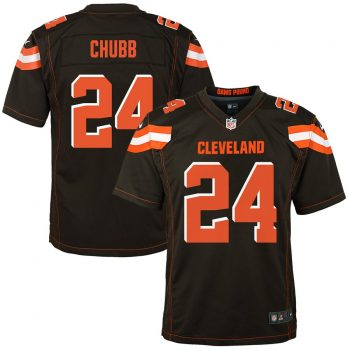 Nick Chubb Cleveland Browns Nike Youth Game Jersey – Brown