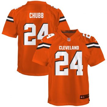 Nick Chubb Cleveland Browns Nike Youth Game Jersey – Orange