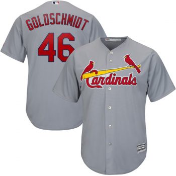 Paul Goldschmidt St. Louis Cardinals Majestic Official Cool Base Player Jersey – Gray