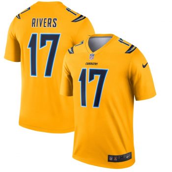 Philip Rivers Los Angeles Chargers Nike Inverted Legend Jersey - Gold