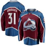 Philipp Grubauer Colorado Avalanche Fanatics Branded Home Breakaway Player Jersey – Maroon