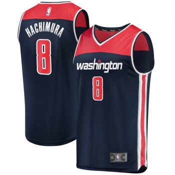 Rui Hachimura Washington Wizards Fanatics Branded Fast Break Replica Jersey Navy – Statement Edition