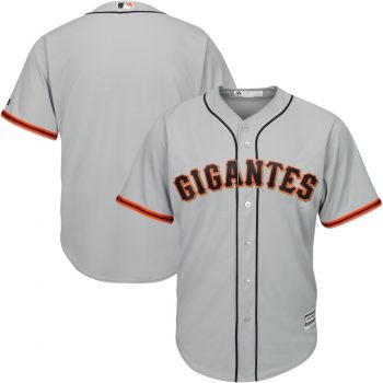 San Francisco Giants Majestic Road Hispanic Heritage Cool Base Team Jersey – Gray