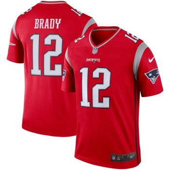 Tom Brady New England Patriots Nike Inverted Legend Jersey - Red