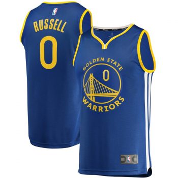 D'Angelo Russell Golden State Warriors Fanatics Branded 2018/19 Fast Break Replica Jersey Royal – Icon Edition