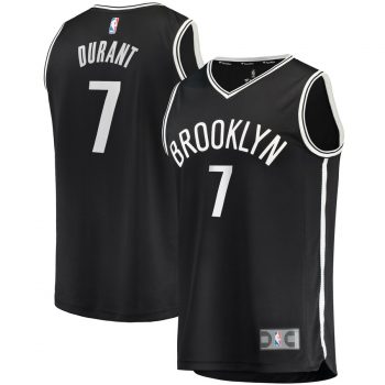 Kevin Durant Brooklyn Nets Fanatics Branded 2019/20 Fast Break Replica Jersey Black – Icon Edition