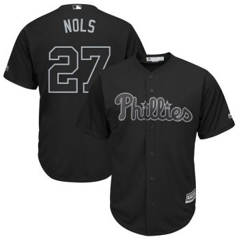 Aaron Nola "Nols" Philadelphia Phillies Majestic 2019 Players' Weekend Replica Player Jersey – Black