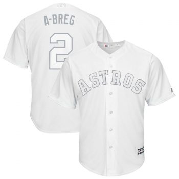 Alex Bregman "A-Breg" Houston Astros Majestic 2019 Players' Weekend Replica Player Jersey – White