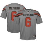 Baker Mayfield Cleveland Browns Nike Youth Inverted Game Jersey - Gray